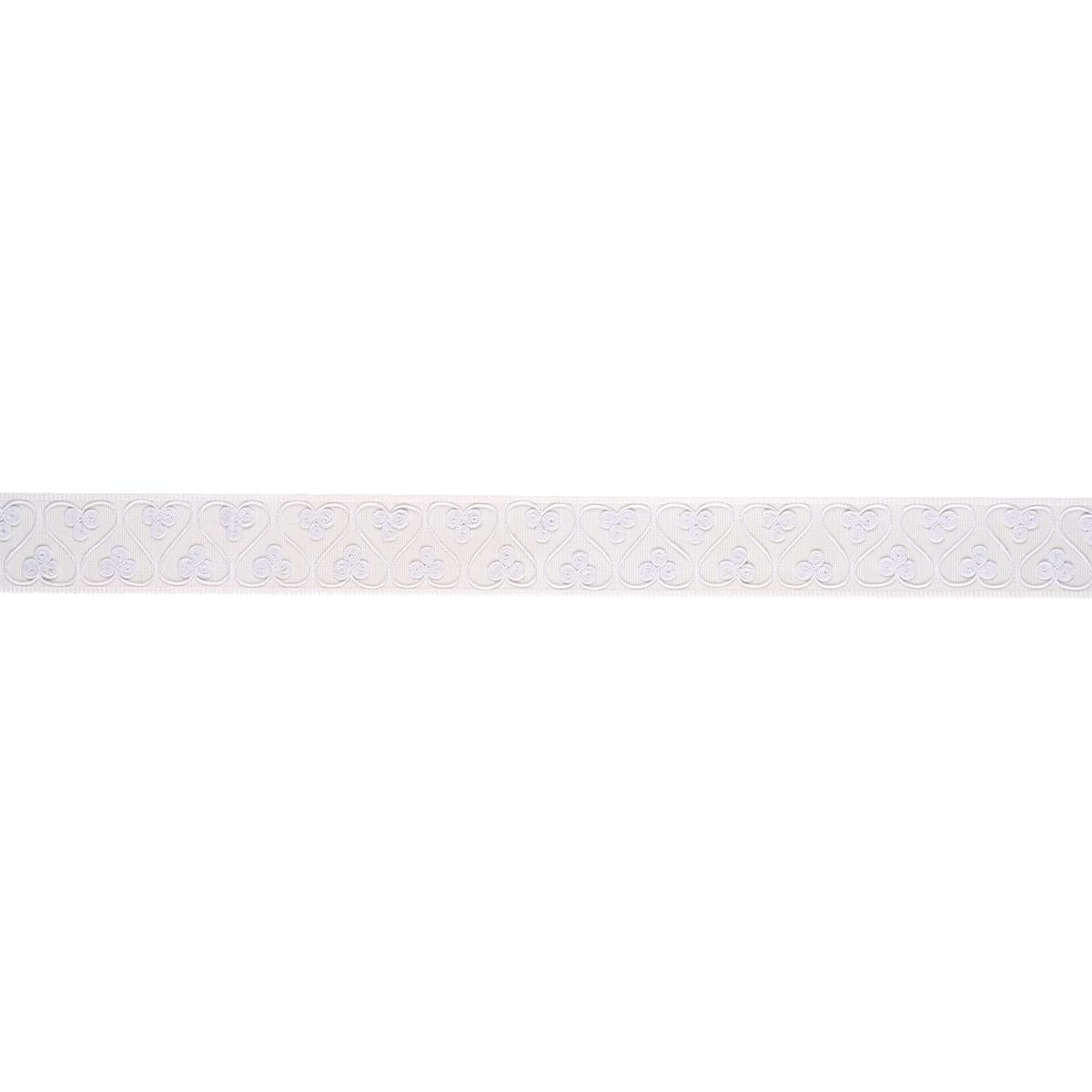Schumacher White Coquette Tape