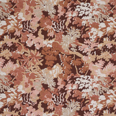 Schumacher Verdure Tapestry Terracotta Fabric