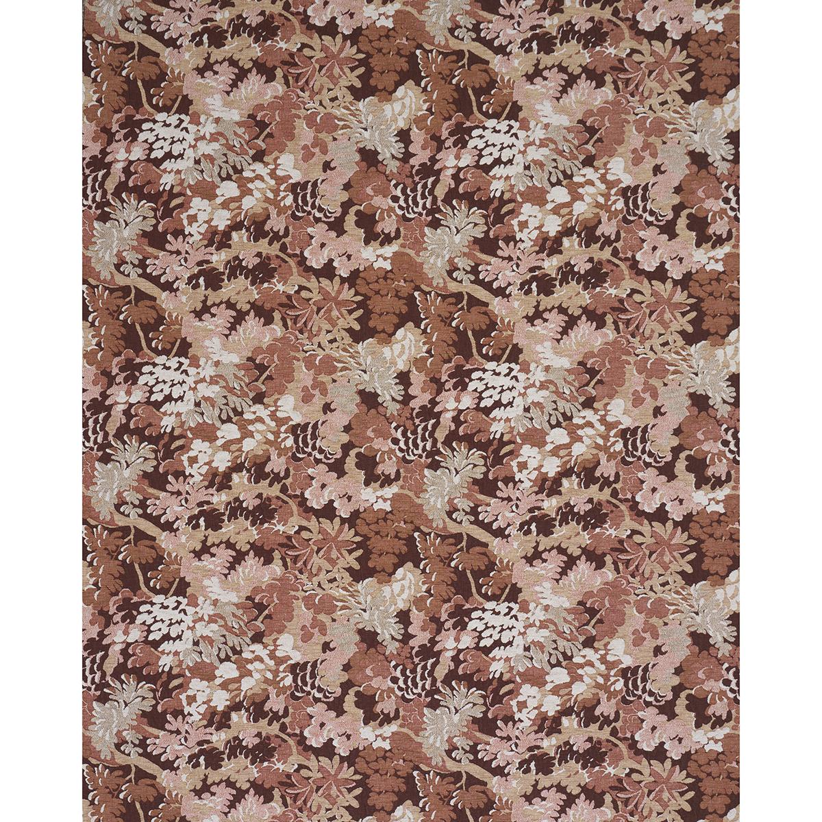 Schumacher Verdure Tapestry Terracotta Fabric