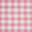 Schumacher Martina Plaid Indoor/Outdoor Pink Fabric