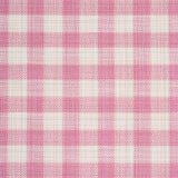 Schumacher Martina Plaid Indoor/Outdoor Pink Fabric