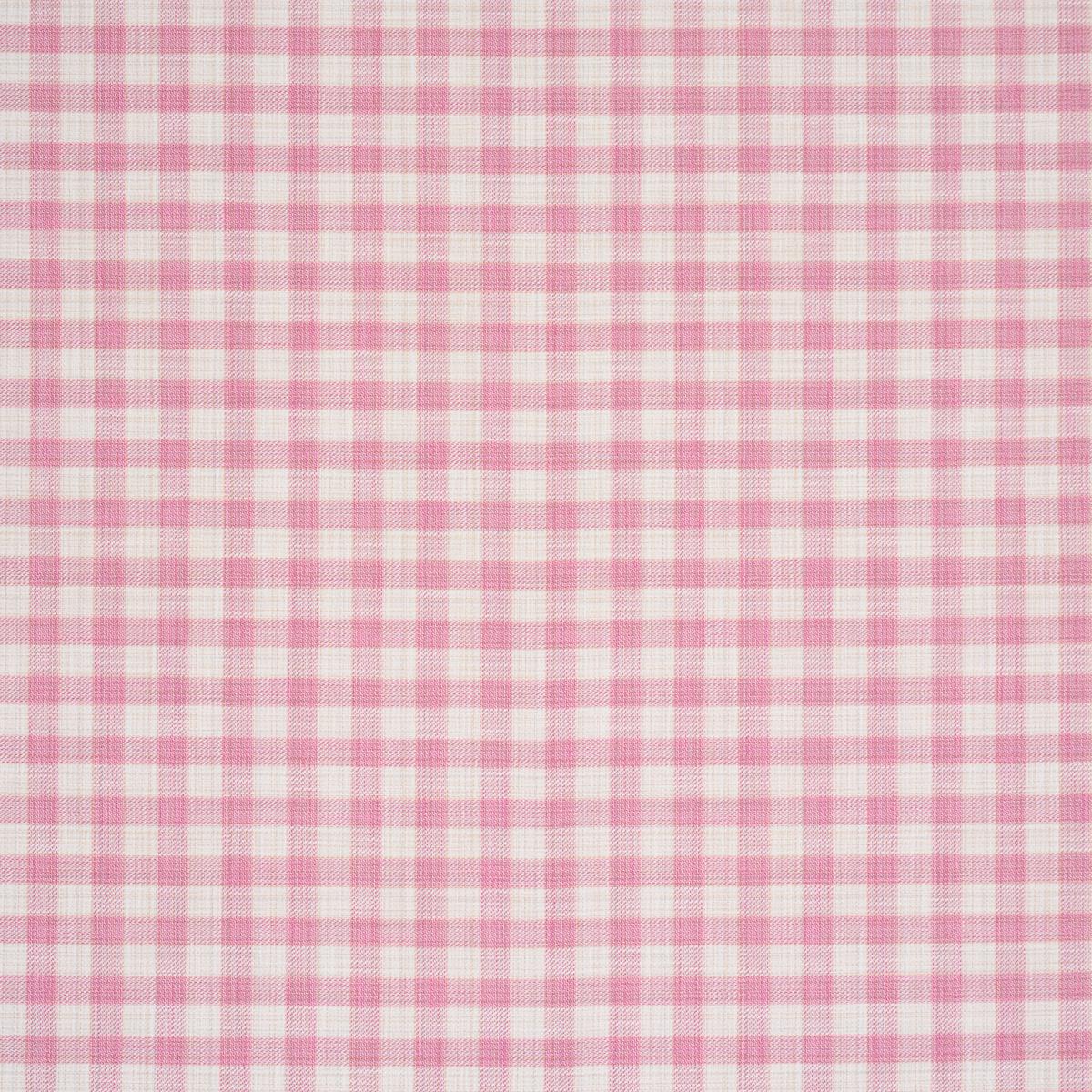 Schumacher Martina Plaid Indoor/Outdoor Pink Fabric