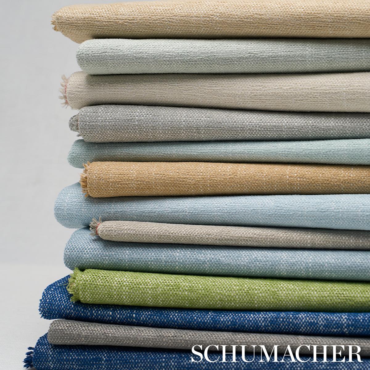 Schumacher Dean Indoor/Outdoor Mist Fabric