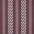 Schumacher Deja Stripe Bordeaux Fabric