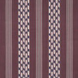 Schumacher Deja Stripe Bordeaux Fabric