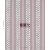 Schumacher Deja Stripe Bordeaux Fabric