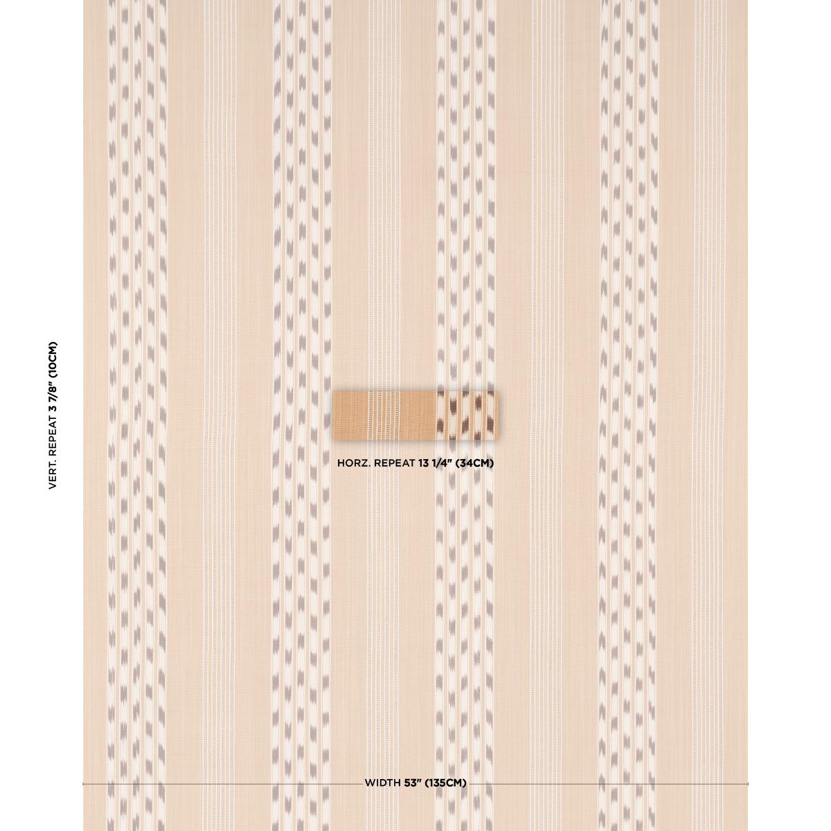 Schumacher Deja Stripe Ochre Fabric