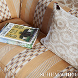 Schumacher Deja Stripe Ochre Fabric