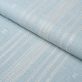 Schumacher Imara Stripe Sky Fabric