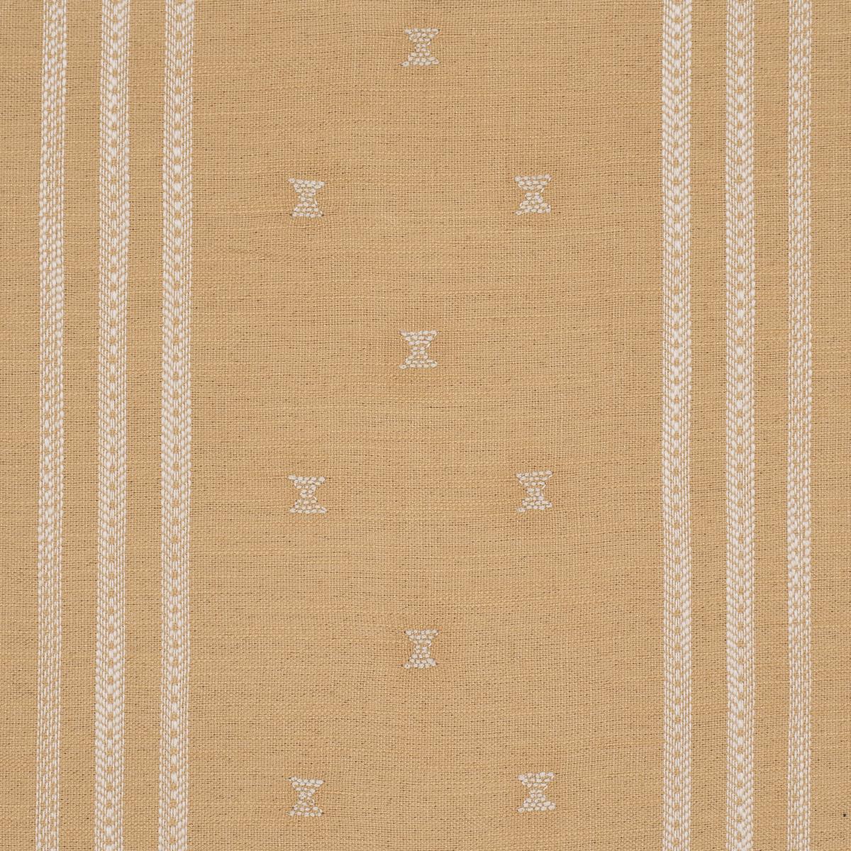 Schumacher Imara Stripe Ochre Fabric