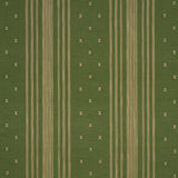 Schumacher Imara Stripe Green Fabric