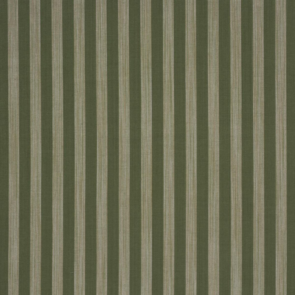 Schumacher Jonah Stripe Green Fabric