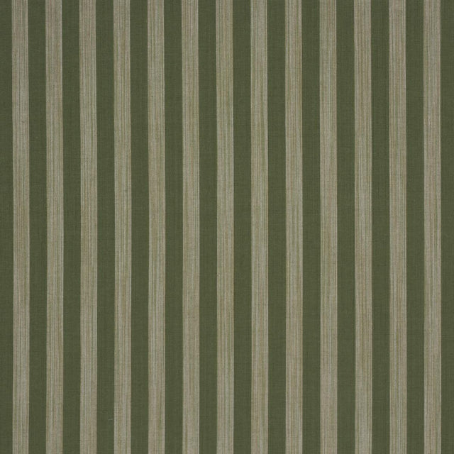 Schumacher Jonah Stripe Green Fabric