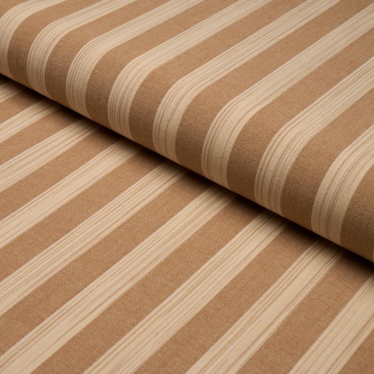 Schumacher Jonah Stripe Ochre Fabric