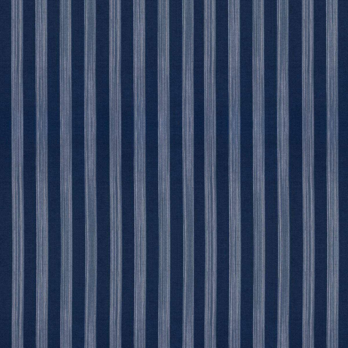 Schumacher Jonah Stripe Indigo Fabric