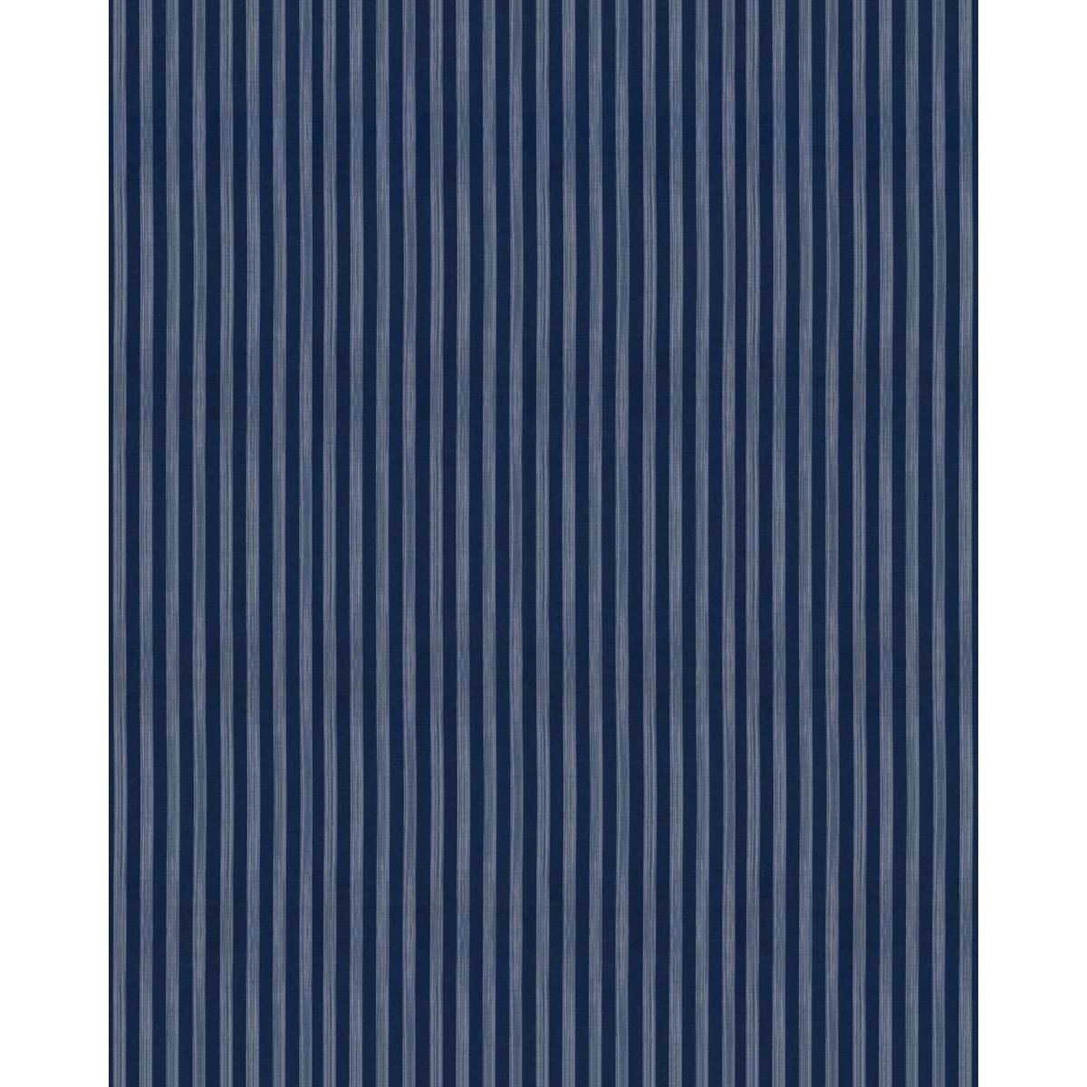 Schumacher Jonah Stripe Indigo Fabric