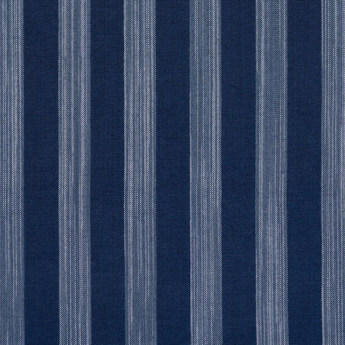 Schumacher Jonah Stripe Indigo Fabric