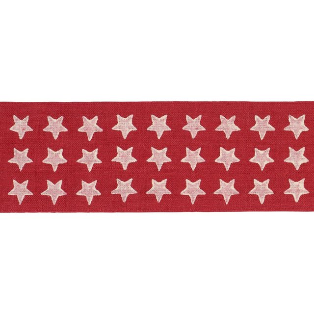 Schumacher Red Astra Block Print Tape
