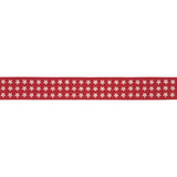 Schumacher Red Astra Block Print Tape