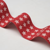 Schumacher Red Astra Block Print Tape