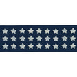 Schumacher Navy Astra Block Print Tape