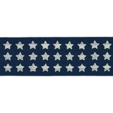Schumacher Navy Astra Block Print Tape