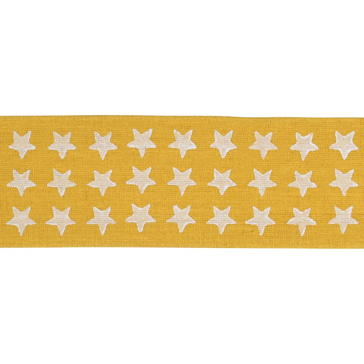Schumacher Yellow Astra Block Print Tape