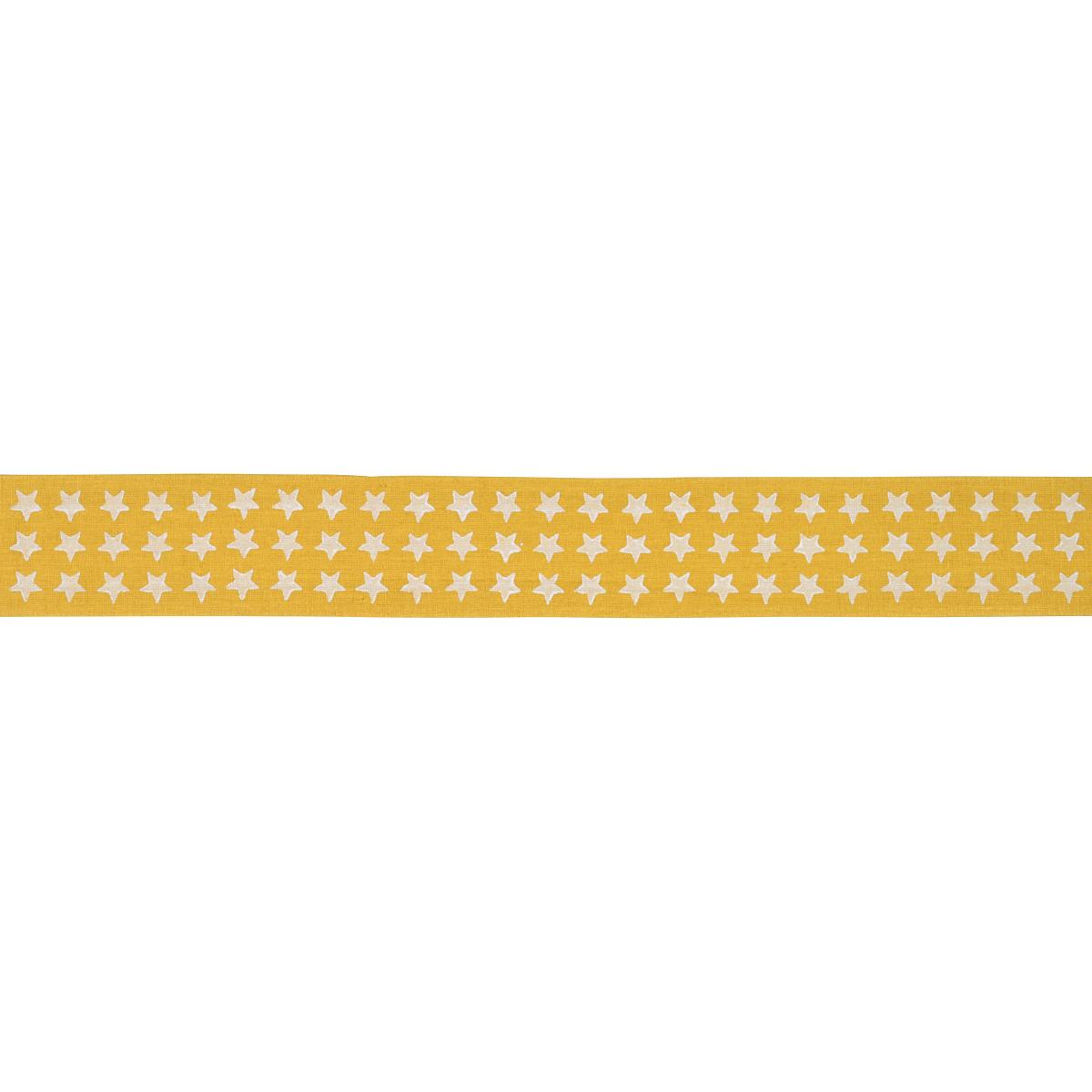 Schumacher Yellow Astra Block Print Tape