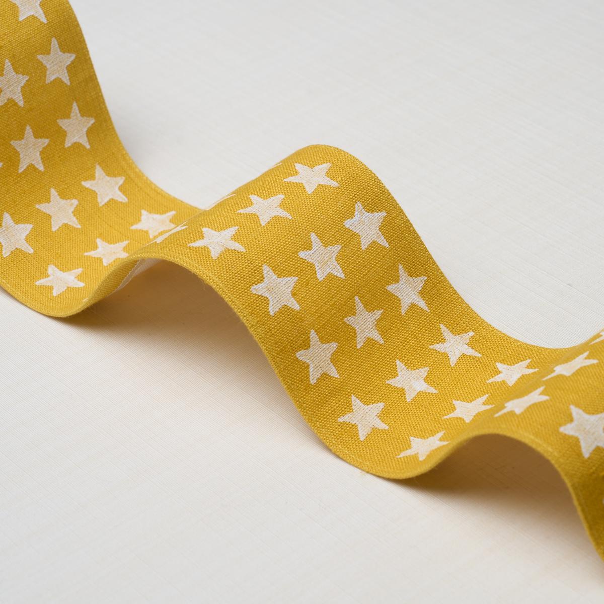 Schumacher Yellow Astra Block Print Tape