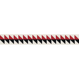 Schumacher Black & Red Quilted Diamond Tape