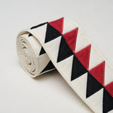 Schumacher Black & Red Quilted Diamond Tape