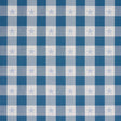 Schumacher Independence Plaid Blue Fabric