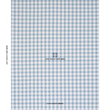 Schumacher Independence Plaid Blue Fabric
