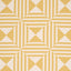 Schumacher Square In A Square Yellow Fabric