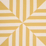 Schumacher Square In A Square Yellow Fabric