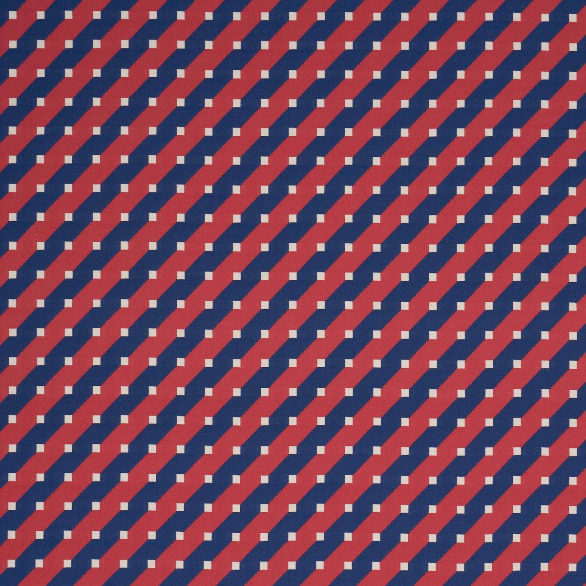 Schumacher Zilla Stripe Americana Fabric