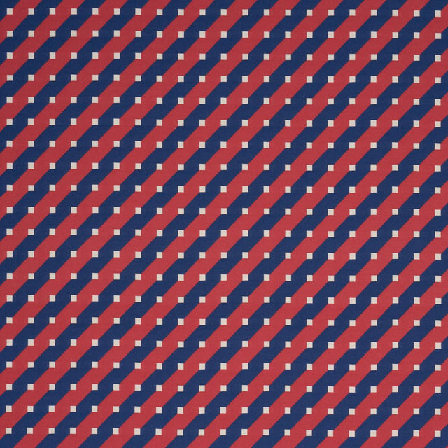 Schumacher Zilla Stripe Americana Fabric