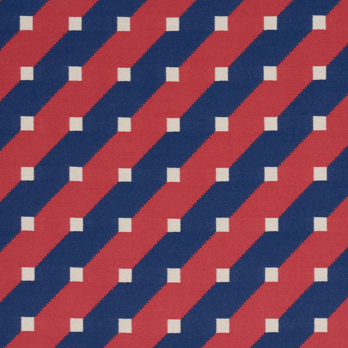 Schumacher Zilla Stripe Americana Fabric