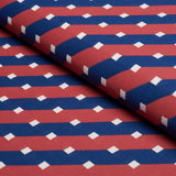 Schumacher Zilla Stripe Americana Fabric