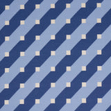 Schumacher Zilla Stripe Blues Fabric
