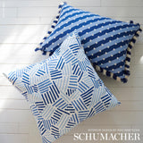 Schumacher Zilla Stripe Blues Fabric