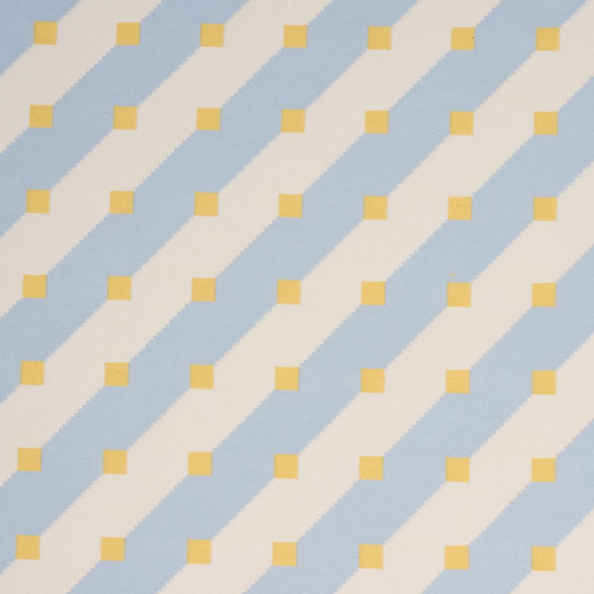 Schumacher Zilla Stripe Sky Fabric