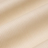 Schumacher Vegan Leather Rattan Indoor/Outdoor Cream Fabric