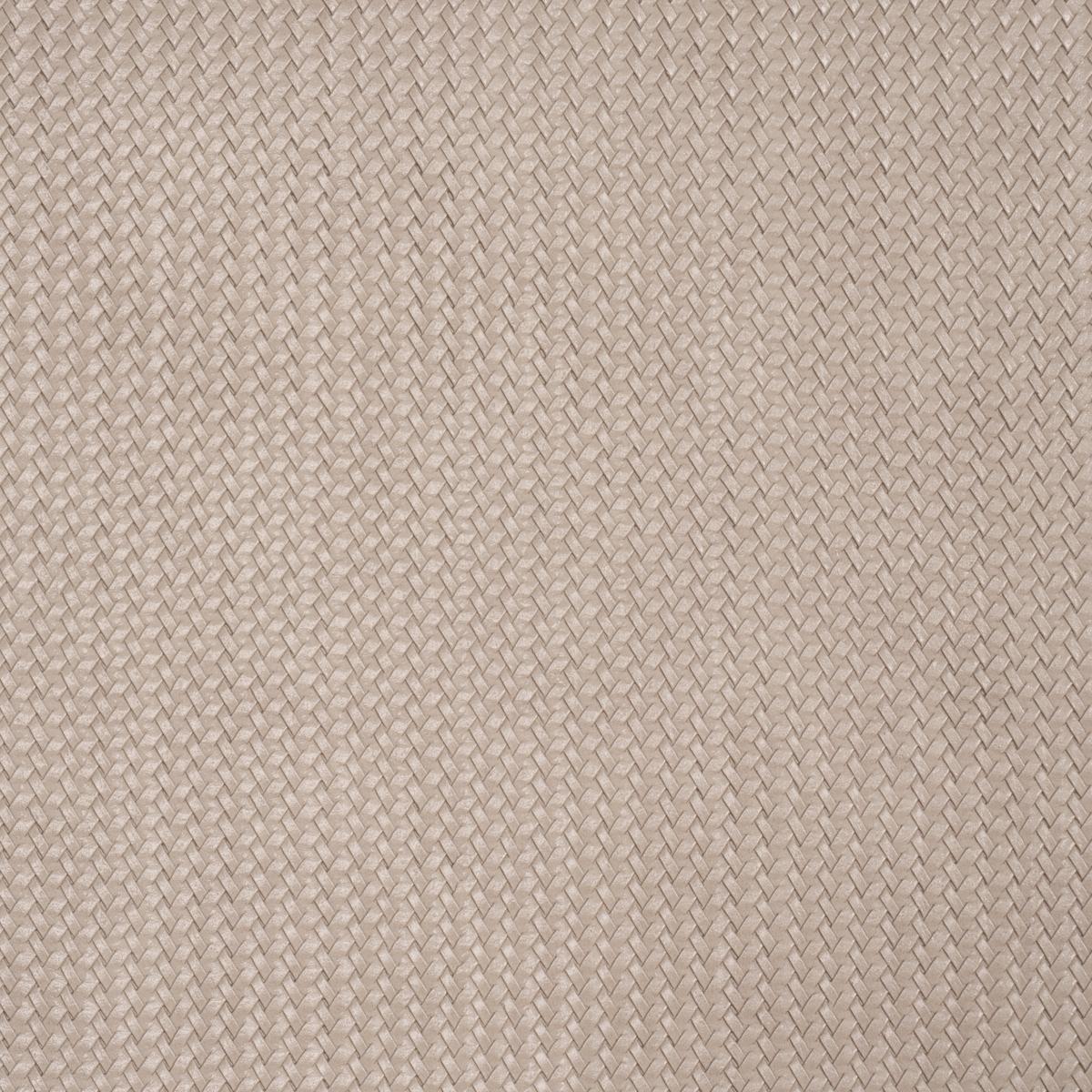 Schumacher Vegan Leather Rattan Indoor/Outdoor Taupe Fabric