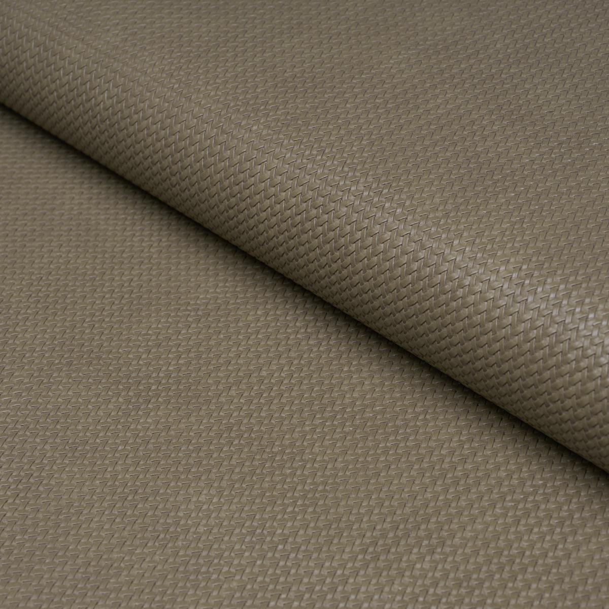 Schumacher Vegan Leather Rattan Indoor/Outdoor Ash Fabric