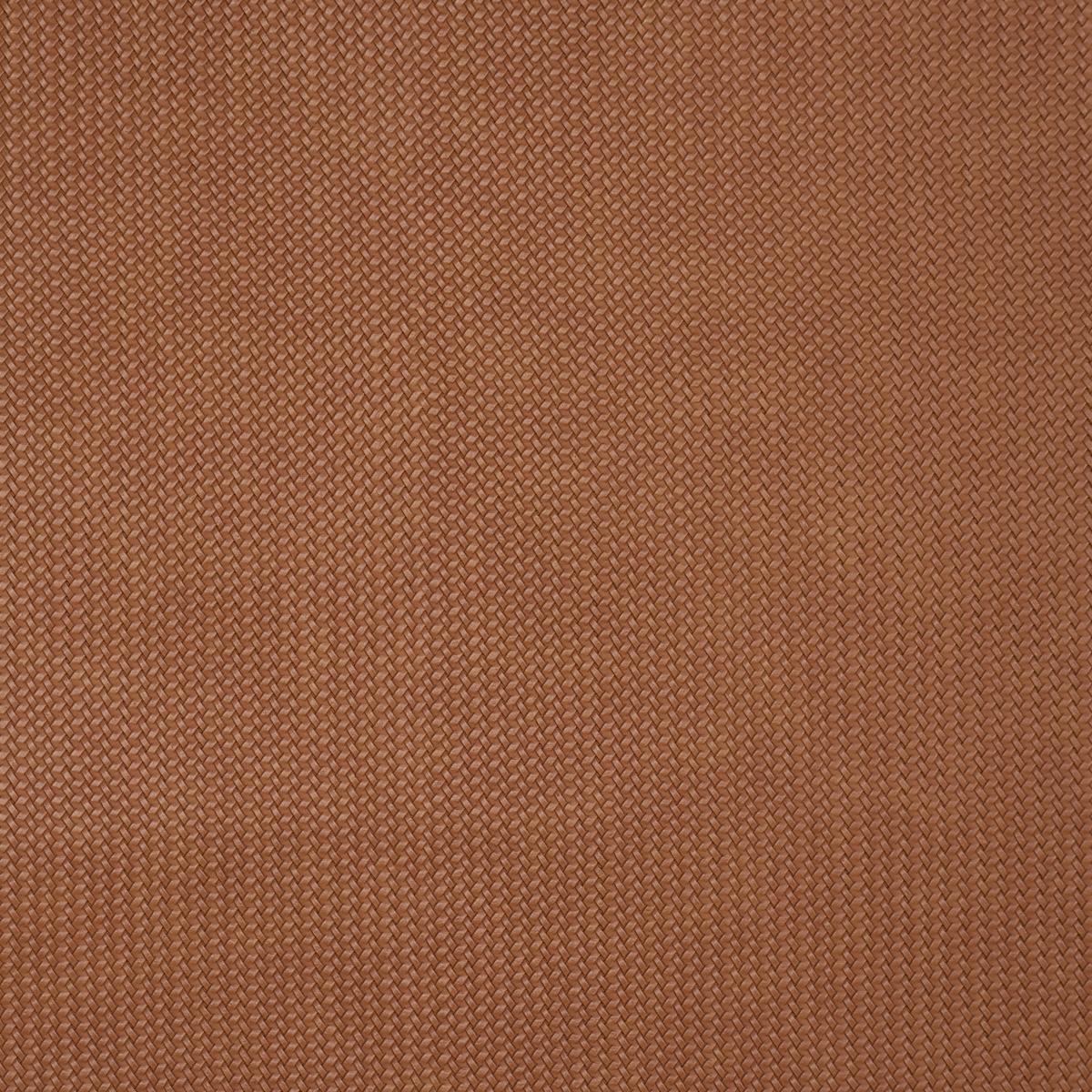 Schumacher Vegan Leather Rattan Indoor/Outdoor Caramel Fabric