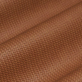Schumacher Vegan Leather Rattan Indoor/Outdoor Caramel Fabric