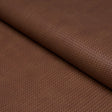 Schumacher Vegan Leather Rattan Indoor/Outdoor Chocolate Fabric