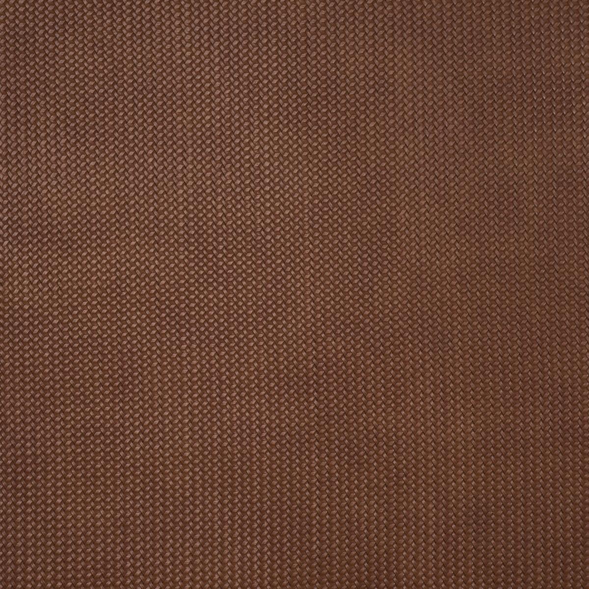 Schumacher Vegan Leather Rattan Indoor/Outdoor Chocolate Fabric