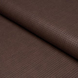Schumacher Vegan Leather Rattan Indoor/Outdoor Brown Fabric